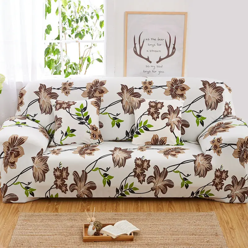 

SCboy Sofa Cover for Living Room Velvet Elastic Solid Corner Sectional Chaise Lounge Couch Set Armchair L Shape Seat Slipcovers