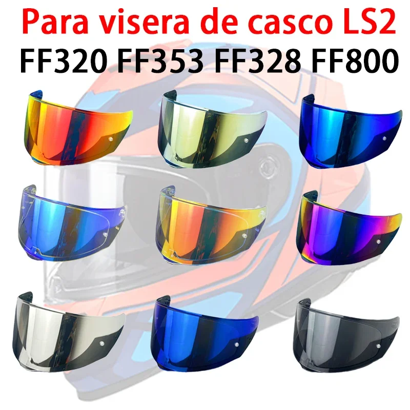 Visera para LS2 FF320 FF353 FF328 FF800 мотоциклетный шлем козырек УФ-защита анфас аксессуары для