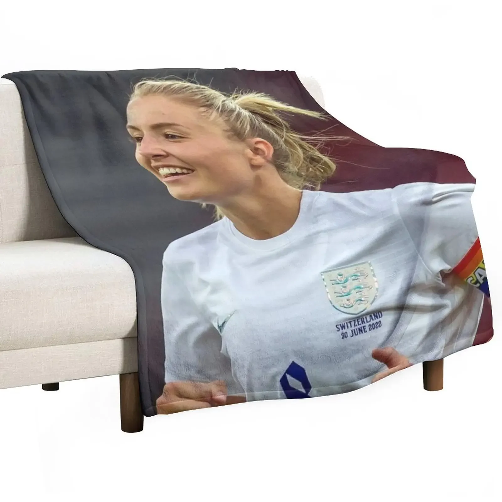 Плед для дивана Leah Williamson 3 #141022 идея подарка на День святого Валентина