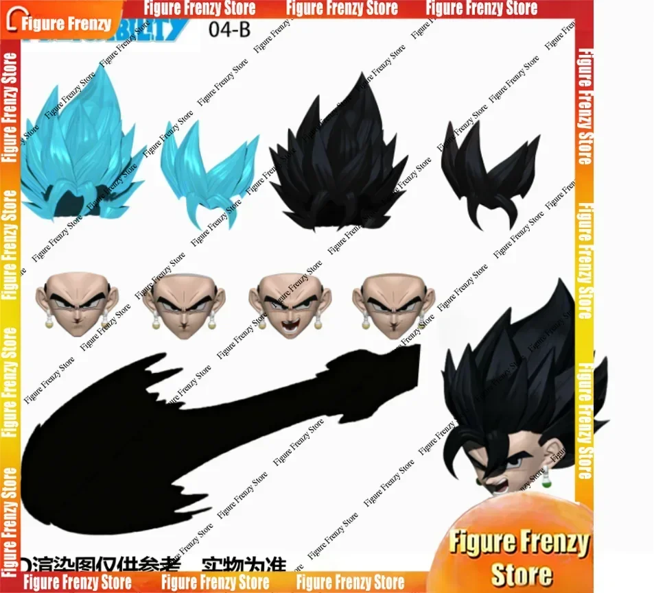 Фото Специальное предложение: Новые коллекционные фигурки MP Studio SHF Super Saiyan SSJ Vegetto, Vegeta, Son Gohan, Trunks из аниме, игрушки-модели №4
