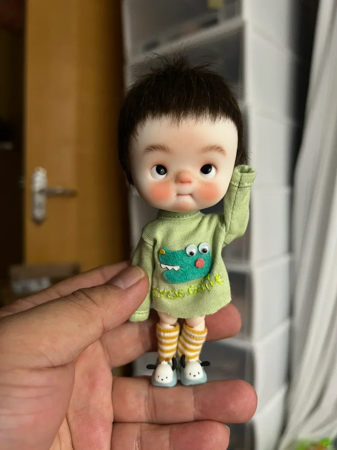 Новые куклы BJD SD 1/12 12 см ручные для мальчиков и девочек Recast qbaby OB11 размер нюдовая