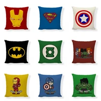 superhero spider man pillow cover marvel pillow avengers cushion home office bay window seat cushions car assessoires