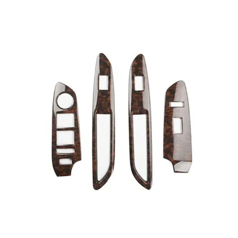 

Fit For Chevrolet Tracker 2014 2015 2016 Car Interior Window Lift Switch Button Panel Frame Trim Sticker 4Pcs/set