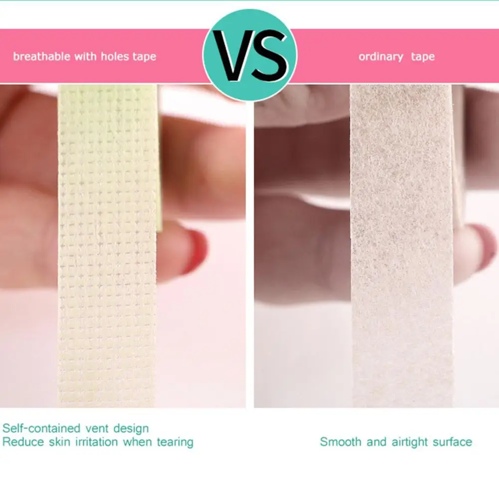 Легко порвать ткань с микропорами лента для наращивания накладных ресниц