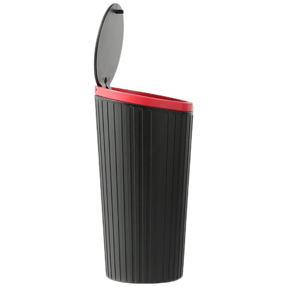 

Car Trash Can Rubbish Bin Mini Watertight Cans Cup Holder Accessories Plastic Small Garbage Shed