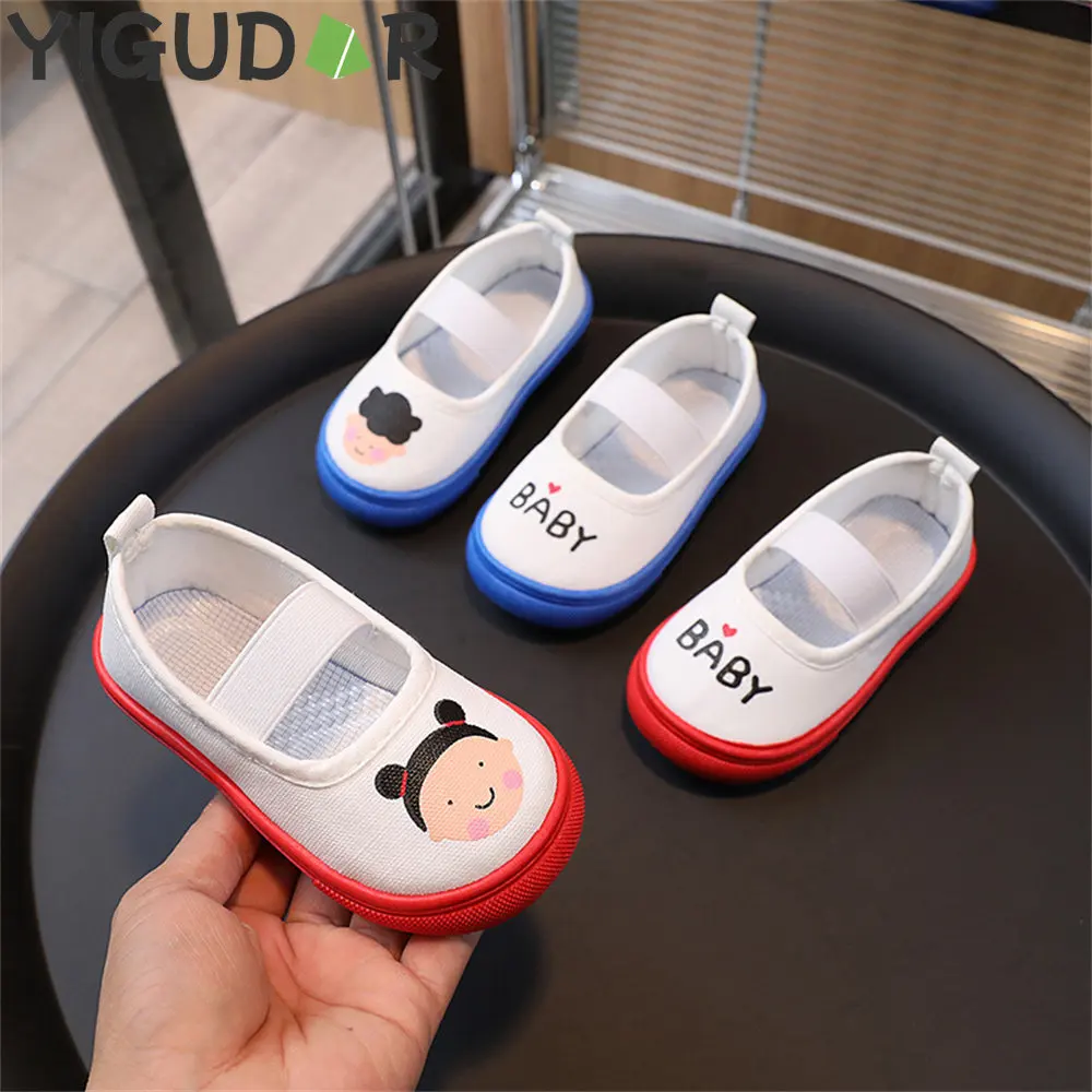 

Children's Canvas Shoes 2023 Spring and Autumn New Korean Style Children's Shoes Baby Kindergarten Indoor Shoes baby shoes