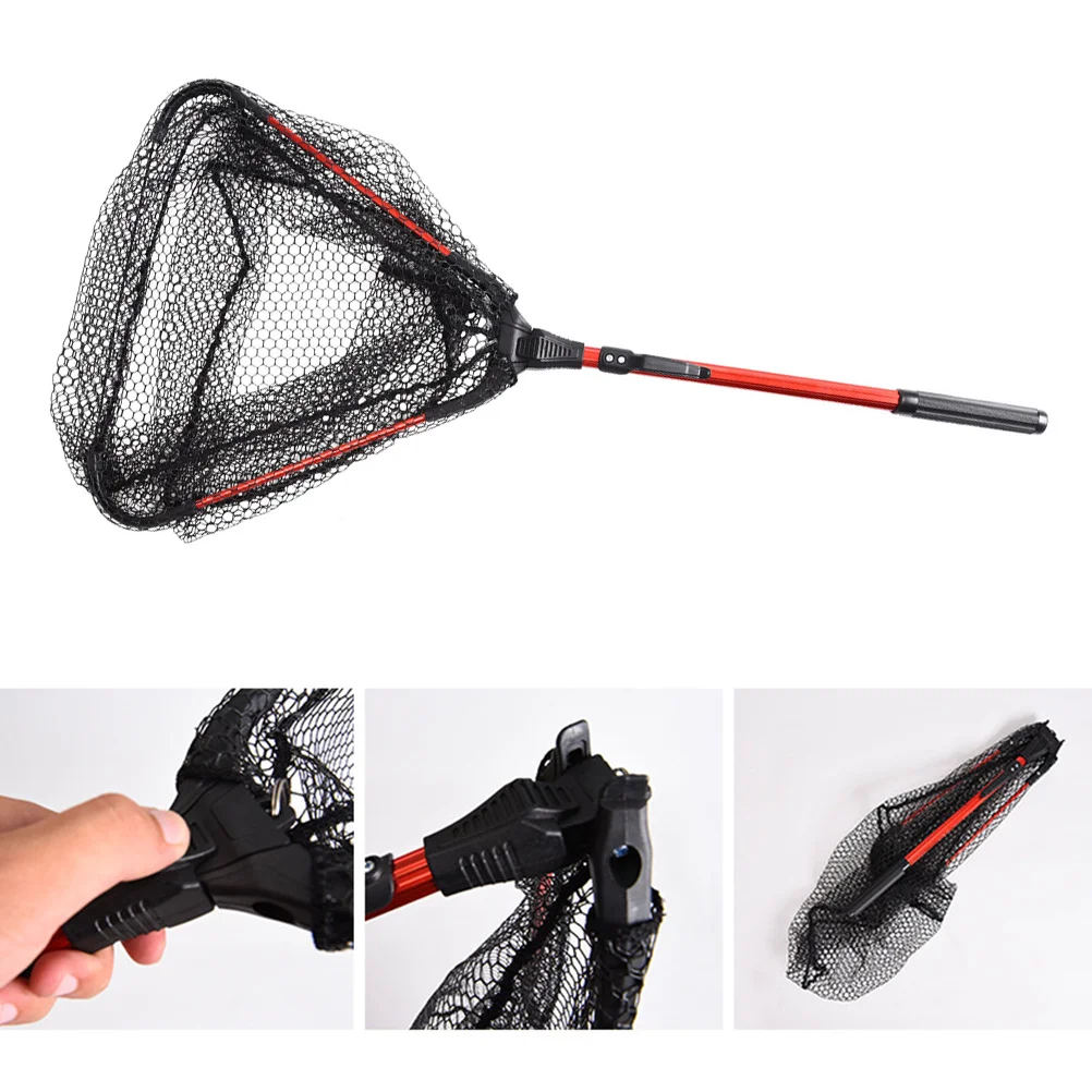 

Telescopic Pole Handle Fishing Net Fishing Net Foldable Fishing Net Telescopic Pole Handle Fishing Net