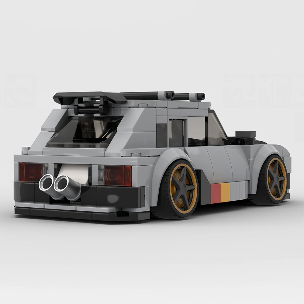 Фото Новая модель MOC Speed ​ ​ Конструктор «Гоночная серия 1982 GTI Mk1»: Модульная сборная модель автомобиля, подарочный набор для взрослых коллекционеров №3