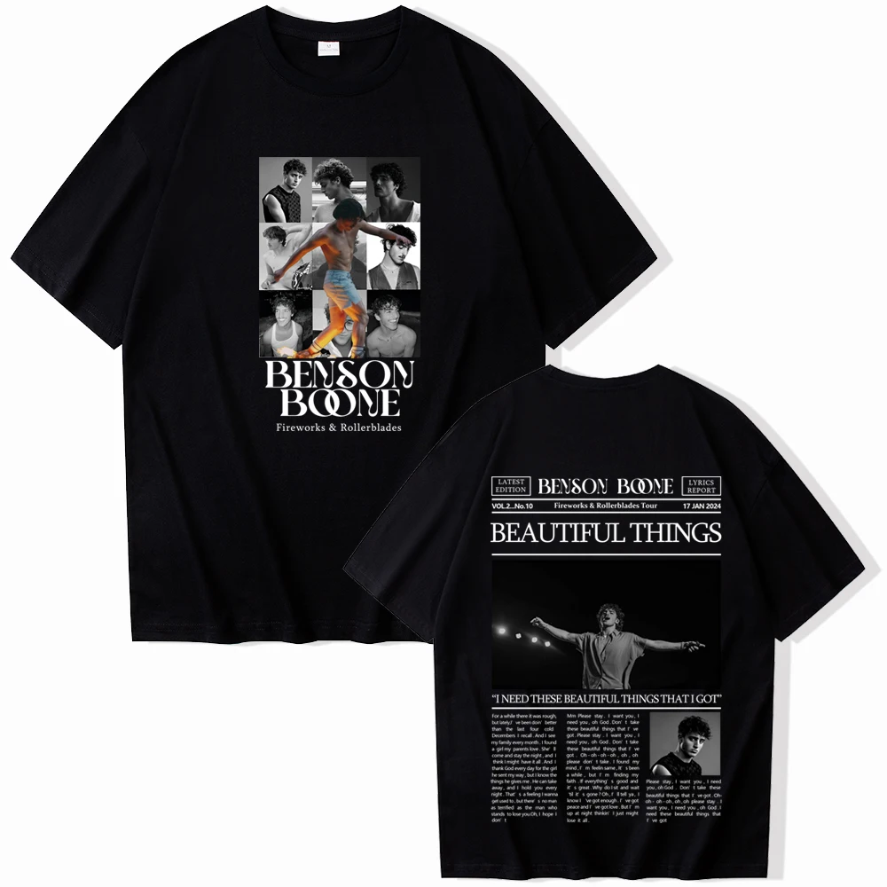 Рубашка Benson Boone Футболки Fireworks &amp Rollerblades Топы