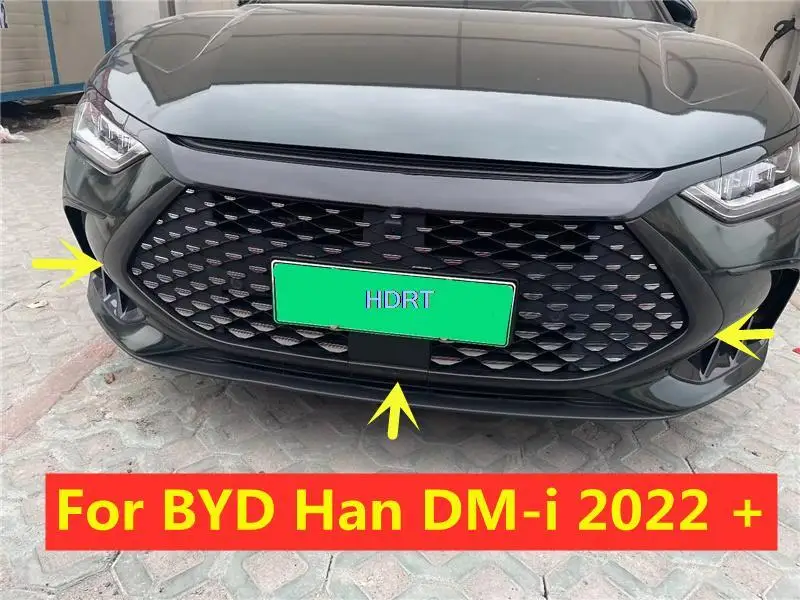 Аксессуары для стайлинга автомобилей BYD Han DM-i 2022 2023 передняя Центральная сетка