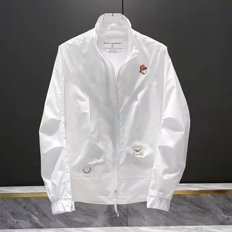 

Men's Loose Coat 2023 Spring And Summer New Golf Embroidery Casual Light Stand-up Collar Sunscreen Jacket