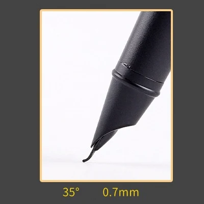 

Роскошная черная перьевая ручка с скрытым титановым наконечником 0,28-1,2 мм, ручки для письма, подписи, каллиграфии, подарочные офисные канцелярские принадлежности