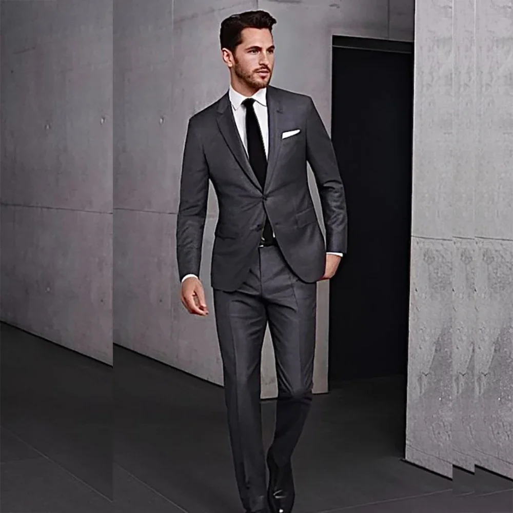 Великолепные мужские костюмы из 2-х предметов пиджак брюки жилет однобортный с