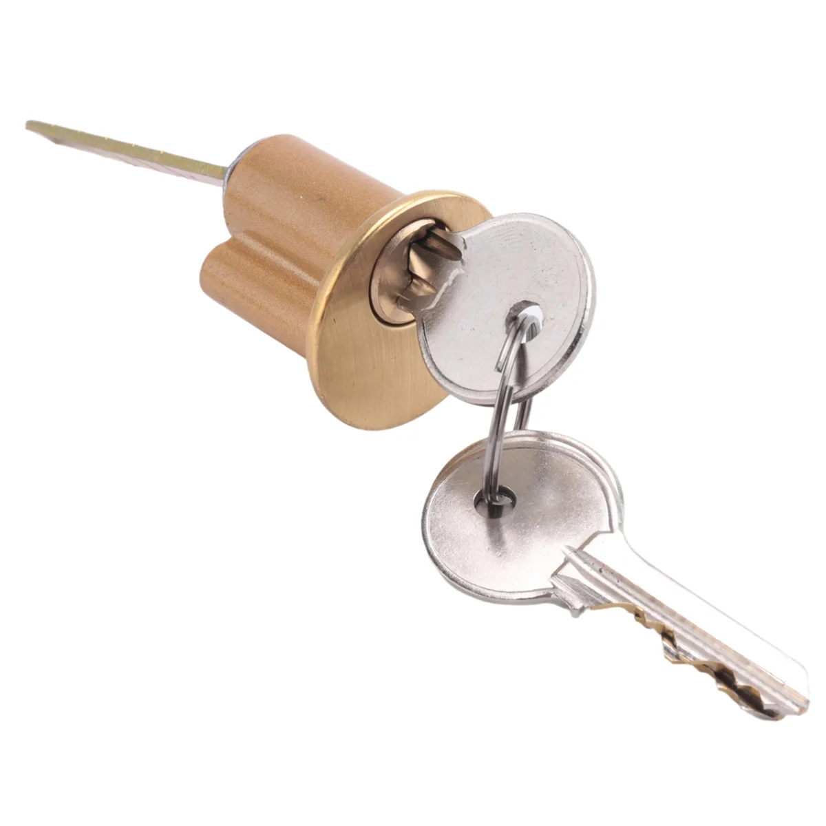 Цинковый цилиндр замок с защелкой для входной двери ночного ворота золотая