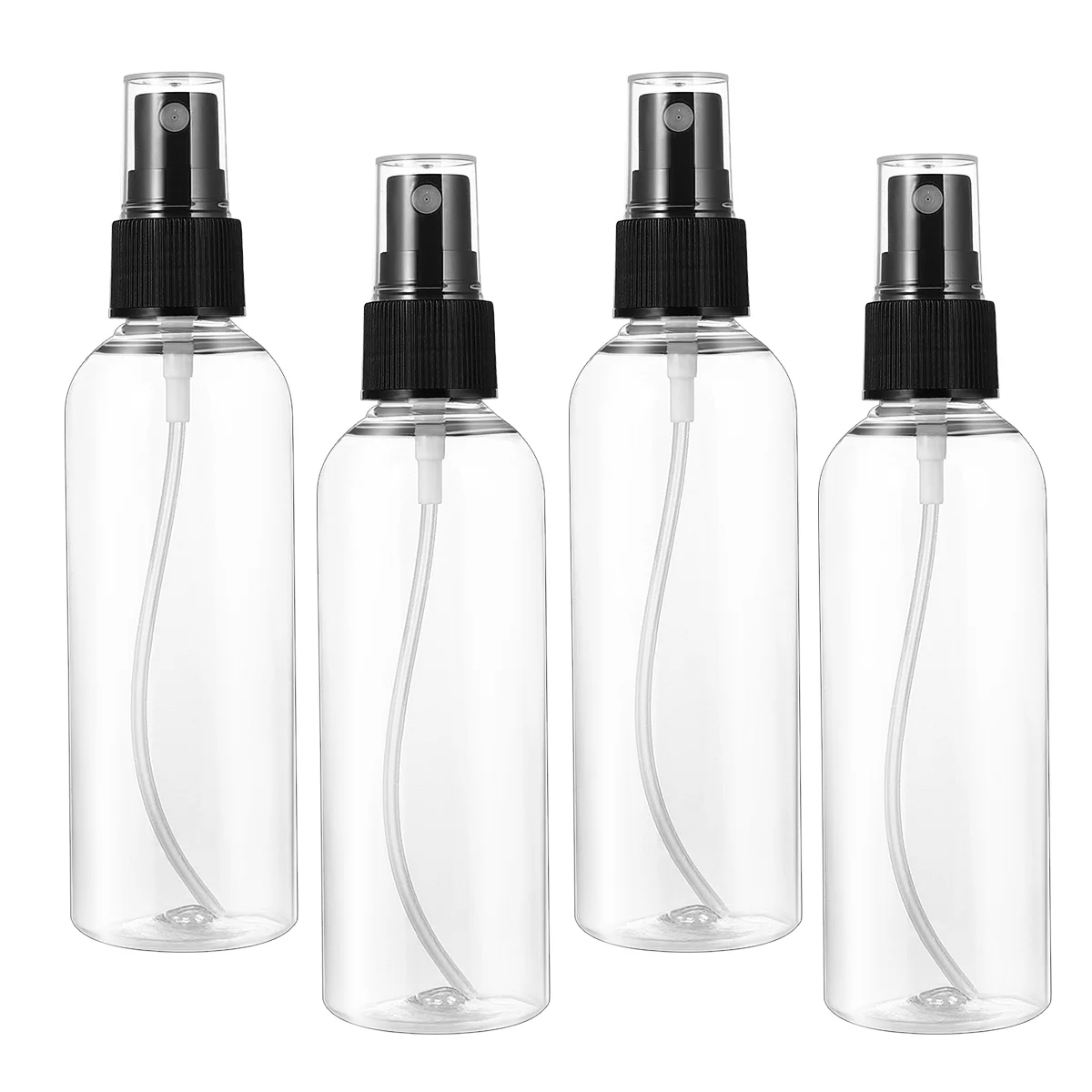 

4pcs Bottles Portable Compact Spray Bottles Empty Bottles Storage Containers for Hand Soap Shower Lotion