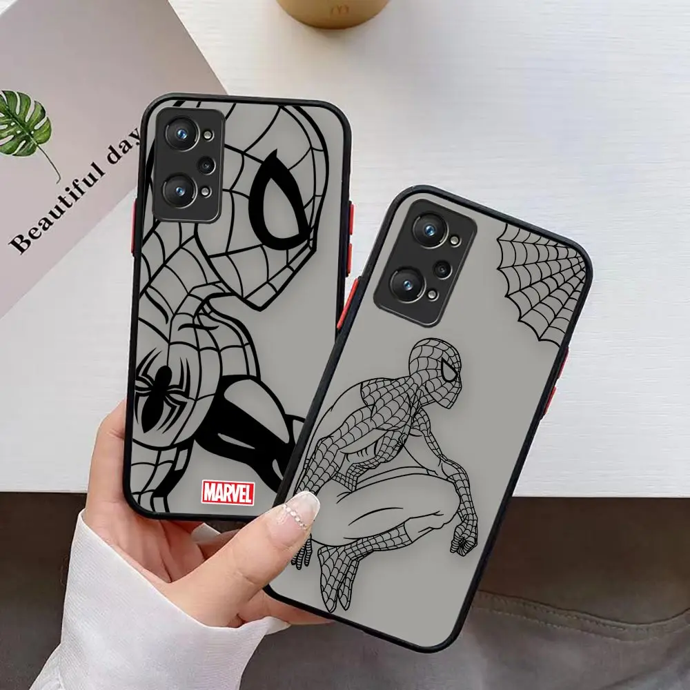 

Matte Case Funda Coque For Redmi K40 K30 K20 10C 9T 9C 9A 9 8A 8 7A 7 6 6A 5G PRO 5 5A PLUS Case Line Drawing Spiderman Iron Man