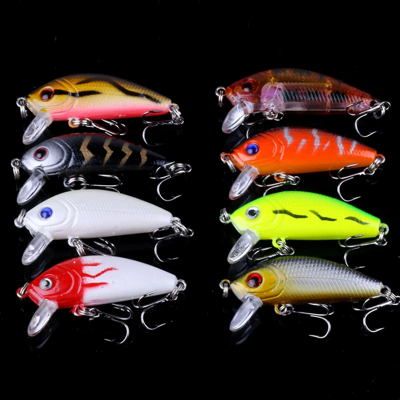 10/20/43/56pcs Mixed Fishing Lure Kits Life-like Swimbait Artificial Wobblers Hard Baits Carp Bait Professional Fishing Tackle