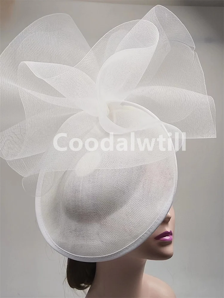 Женская Вуалетка с большими волосами Kentucky Derby модная сетчатая шляпа свадебный