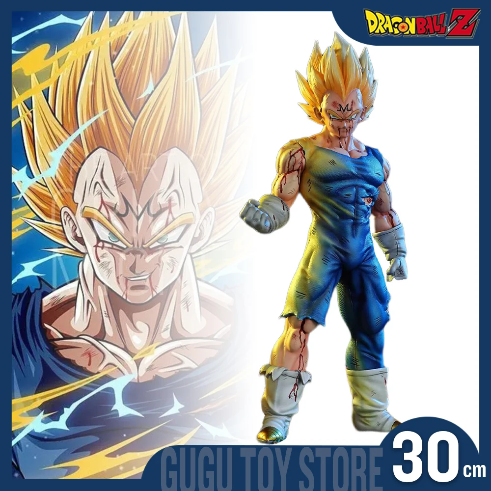 30cm Dragon Ball Z Vegeta Anime Figure Dbz Super Saiyan Majin Vegeta Action Figures Pvc Statue Figurine Model Doll Toy Kids Gift