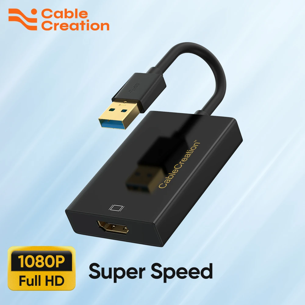 CableCreation HD 1080P @ 60 Гц USB 3,0 в HDMI-совместимый адаптер ...