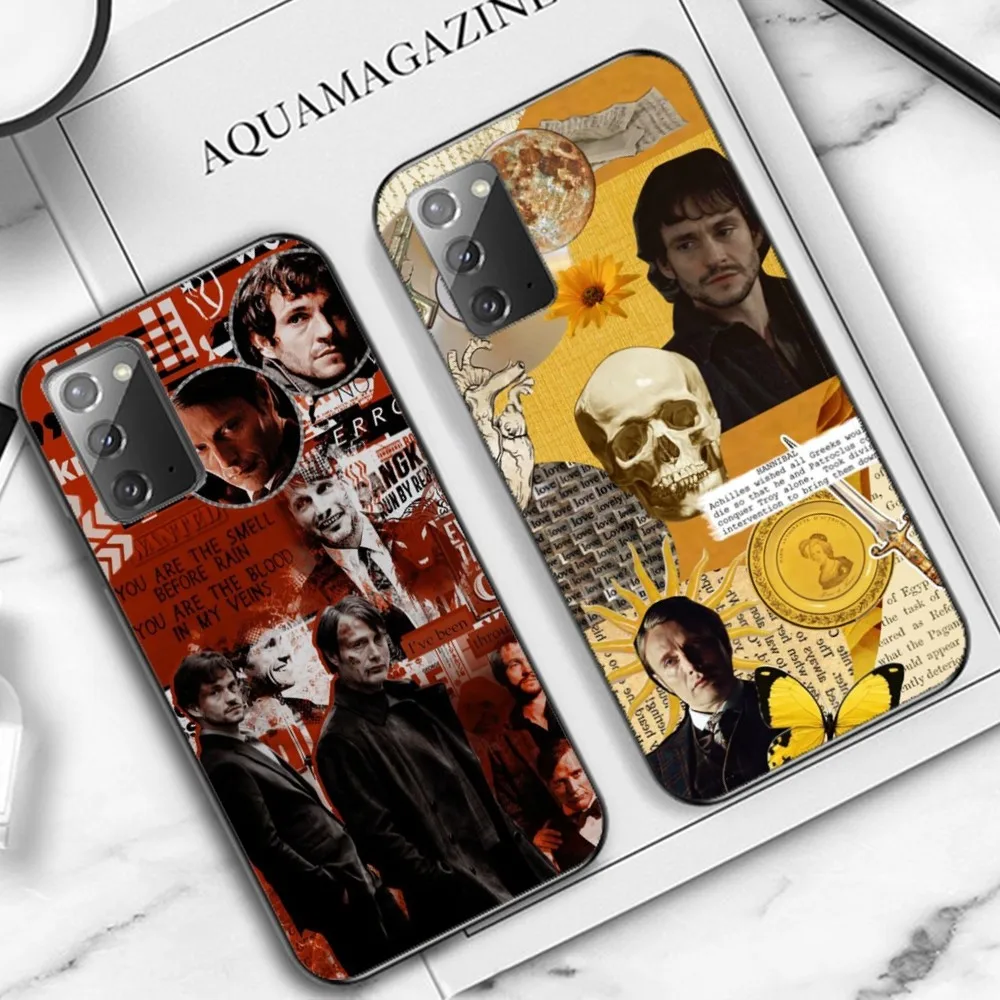 

Cool Graham Hannibal Mads Mikkelsen Phone Case For Samsung Note 8 9 10 20 pro plus lite M 10 11 20 30 21 31 51 A 21 22 42 02 03