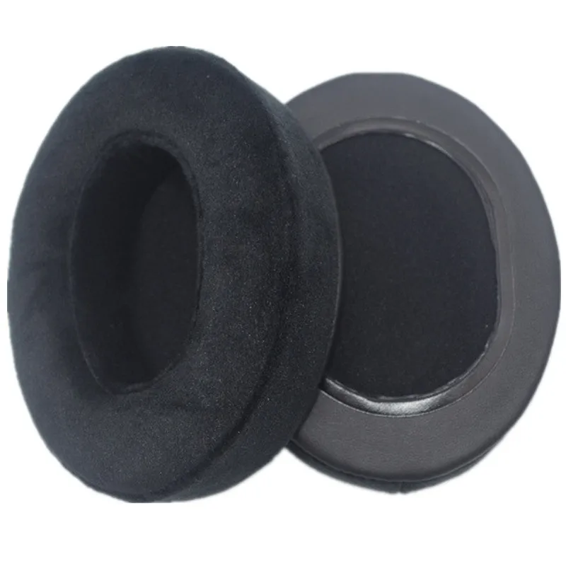 Сменные накладки для ушей из бархатной ткани, 1 пара, чехол для телефона, ЧПУ SR9 M50x, зеркальная черная подушка
