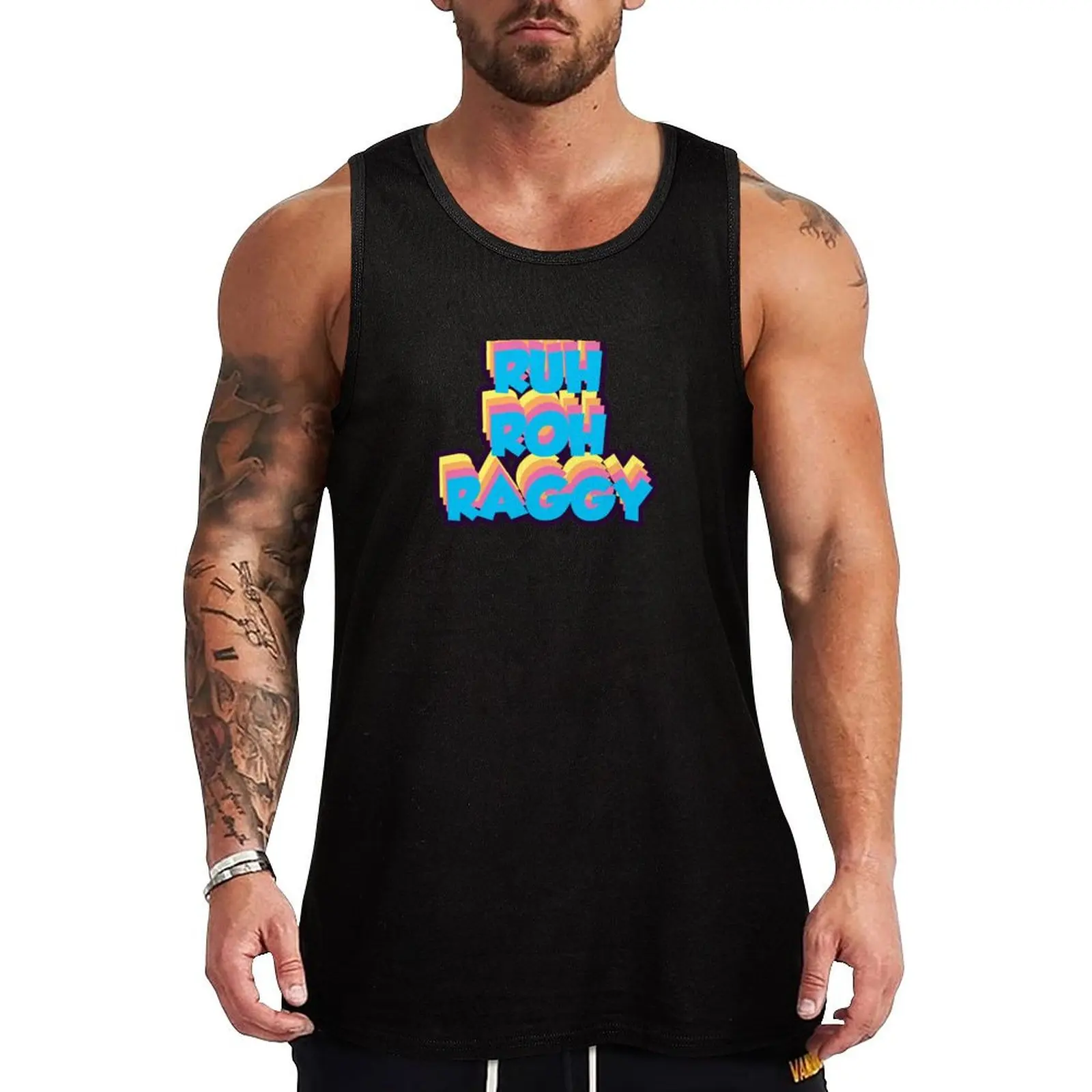 Ruh Roh Raggy Tank Top аксессуары для тренировок в тренажерном зале одежда бодибилдинга