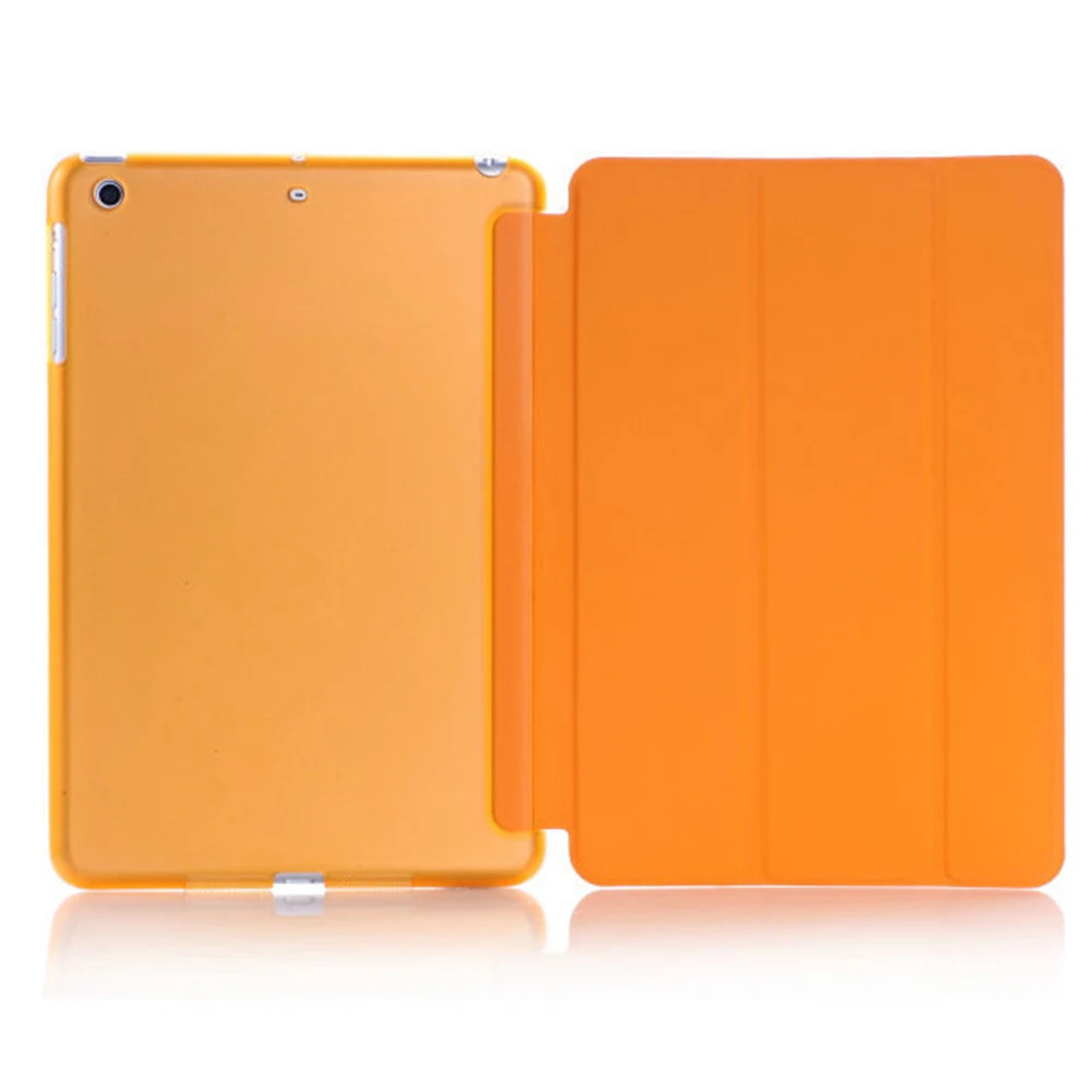 Fashion Tablet 3 Fold Leather Case PC Smart CoverMini 2 Retina Simplism Series Wake Up Folding Tablets