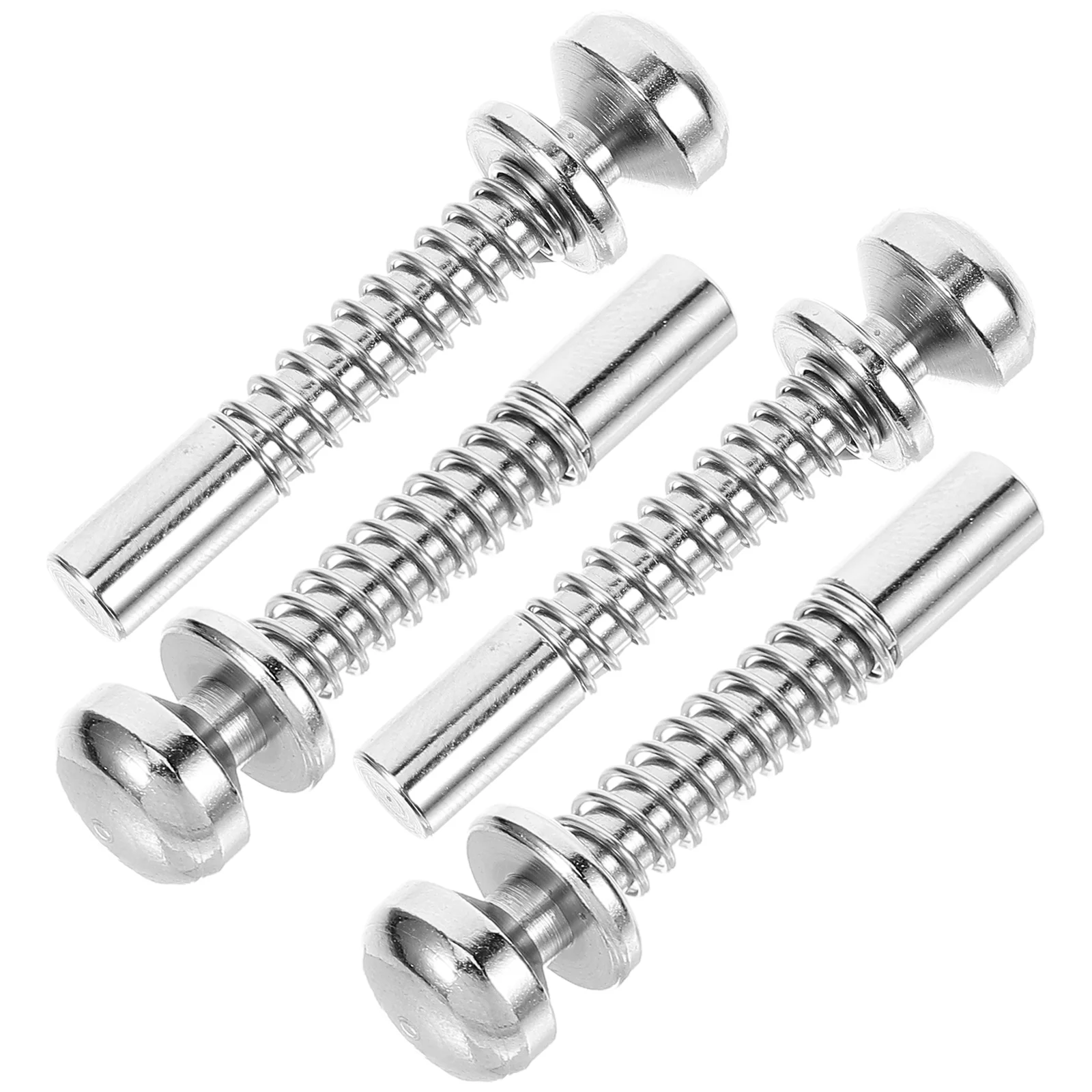 

4pcs Window Screen Plunger Latches Security Spring Latches for Cages Bed Windows
