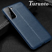 shockproof case for samsung galaxy s30 plus s22 ultra s21 fe leather texture soft silicone phone back cover for galaxy s20 s10