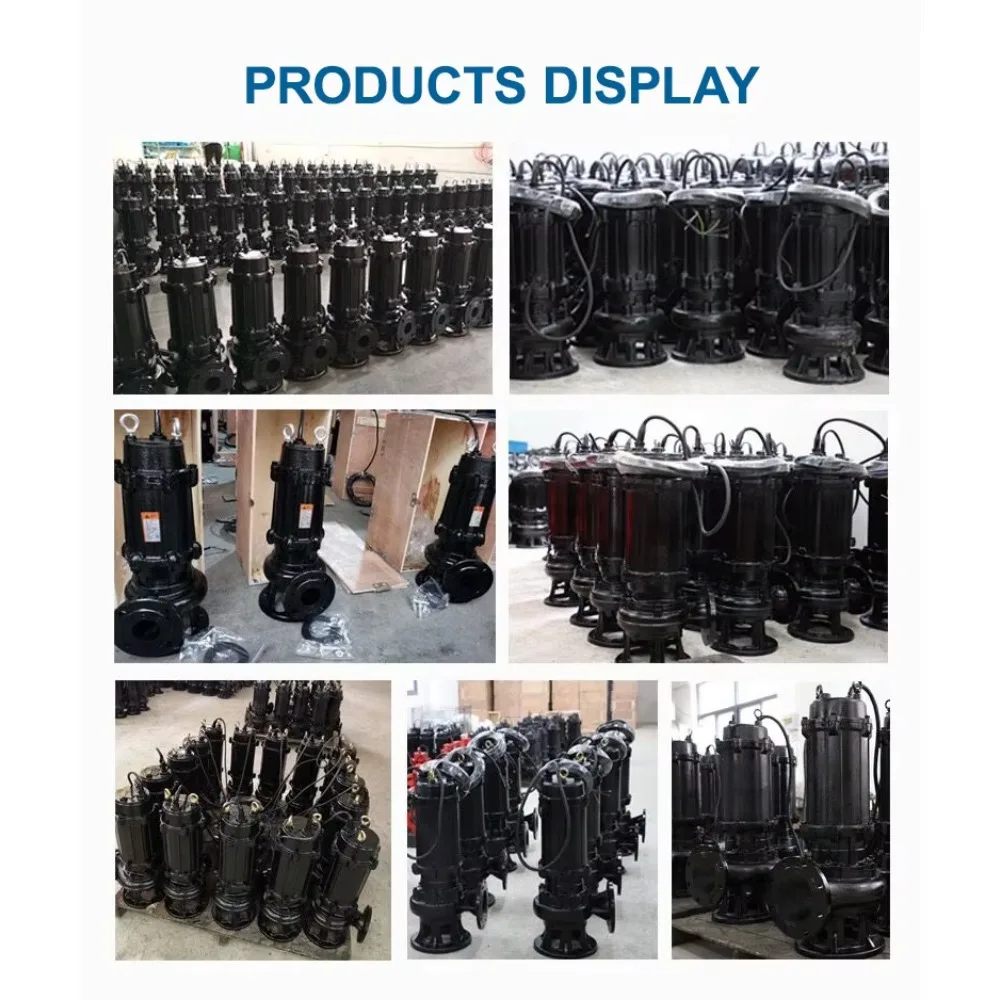 Погружной центробежный насос для сточных вод 220 В 380 продукция Канализационных