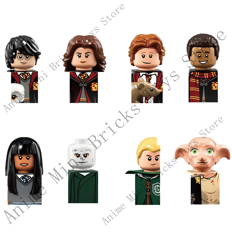 

WM6040 cartoon plastic films mini bricks action toy figures building blocks mounting educational game toys for kid birthday gift