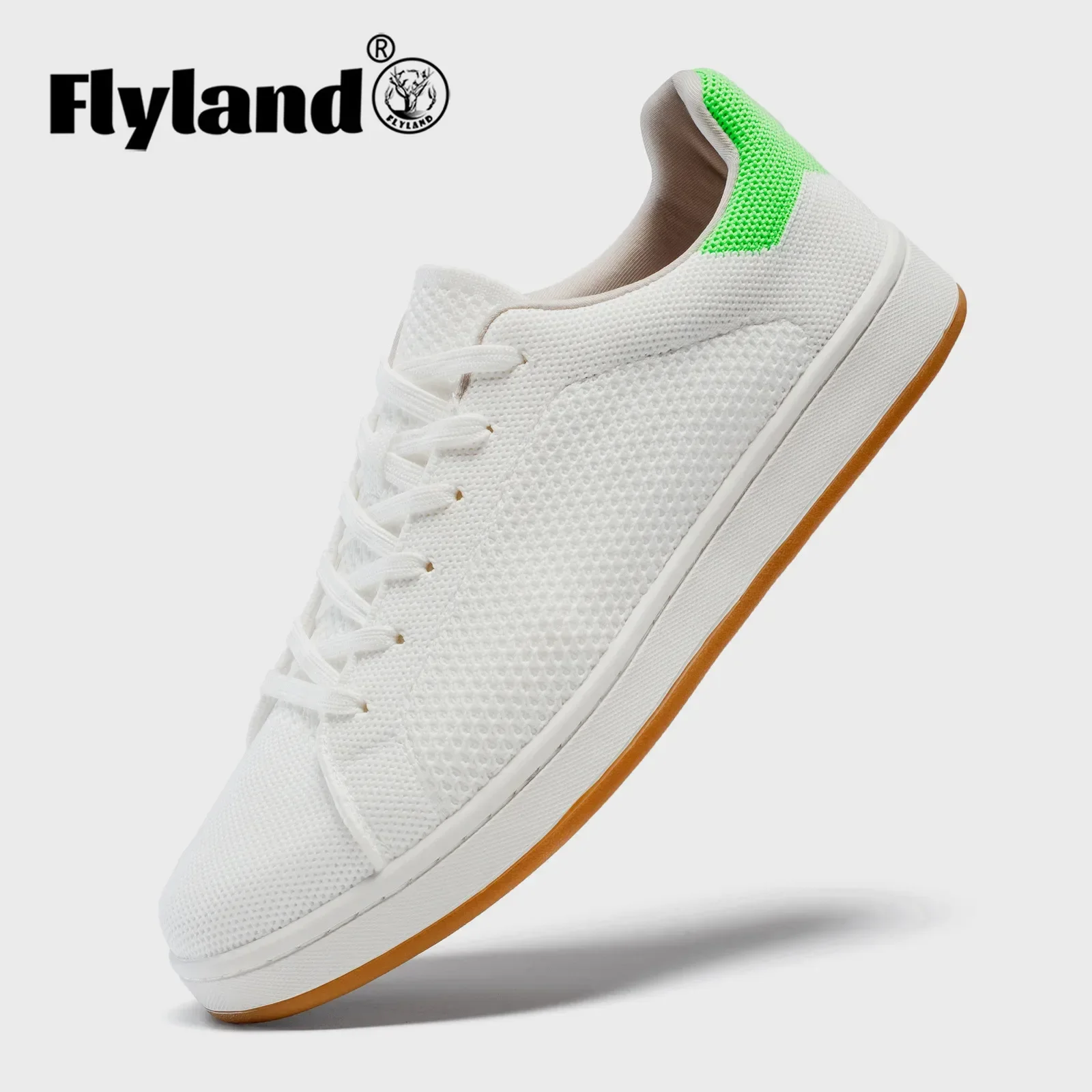 FLYLAND New Men Sneakers Casual Sport Shoes Male Anti-Slip Breathable Air Mesh Walking Zapatillas Hombre