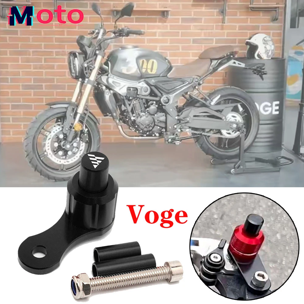 

2023 New Motorcycle Brake Lever Parking Switch Auxiliary Lock Button For Loncin Voge 500Ds 650Ds 500R 300AC CNC Accessories