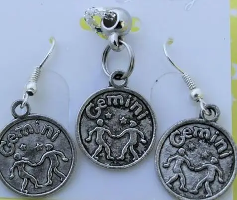 Винтажные серебряные подвески 12 зодиаков созвездий круглый скорпион кулон