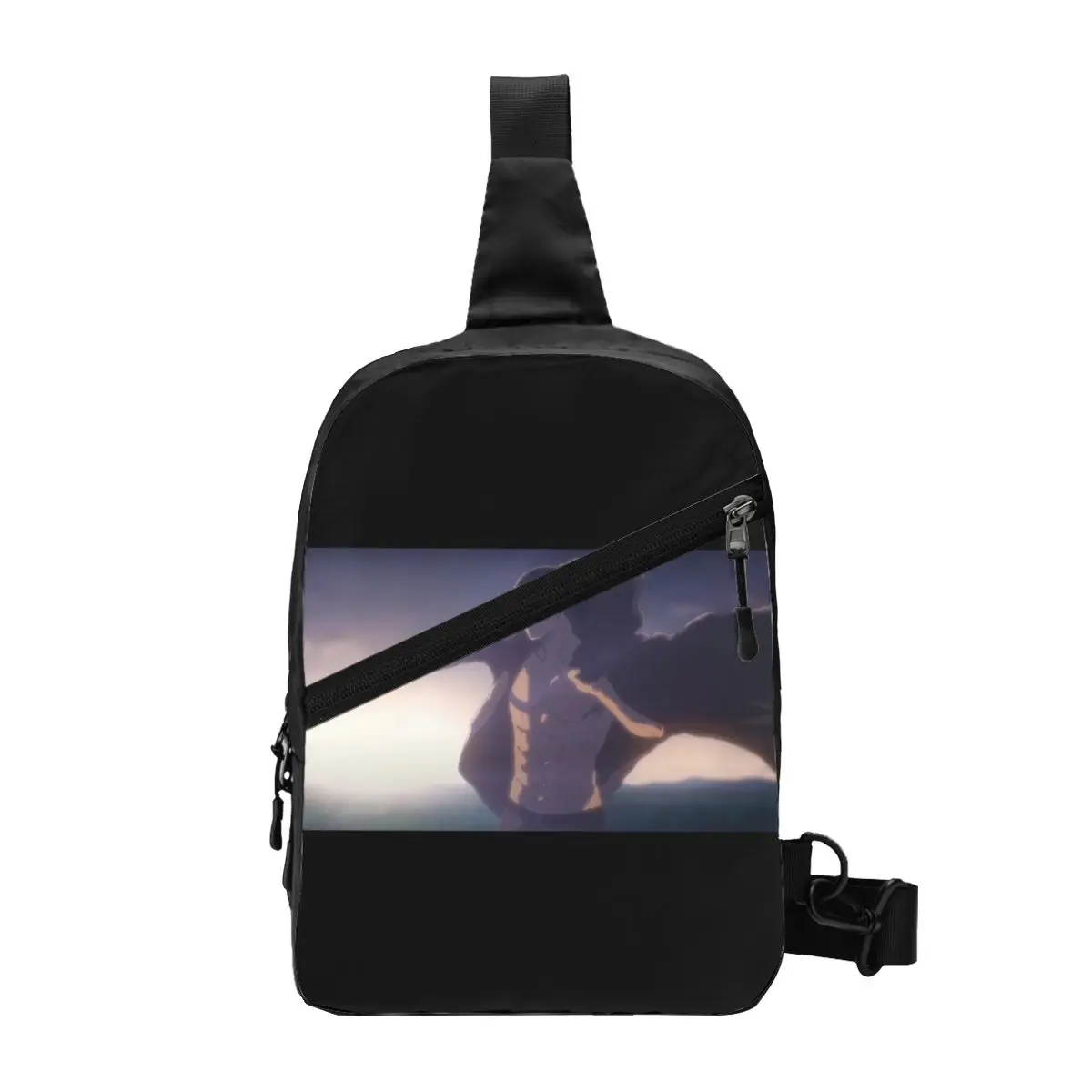 

Eren Yeager Chest Bag anime manga japan Print Crossbody Bags Boy Phone Running Hiking Sling Bag