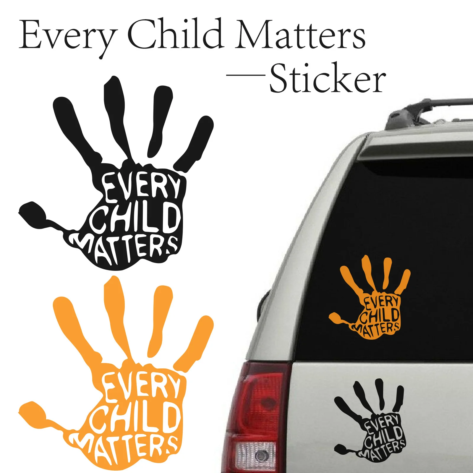 

Free Shipping Handprint Shape Car Sticker Personality Creative Home Car Motorcycle Home Window Computer Decoration Sticker1pcs