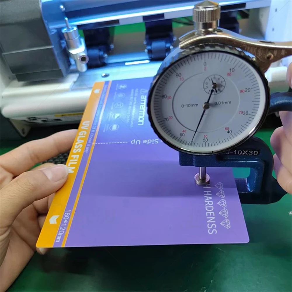 FONLYU УФ-волоконная стеклянная пленка Ultra HD изогнутая защитная для экрана станка