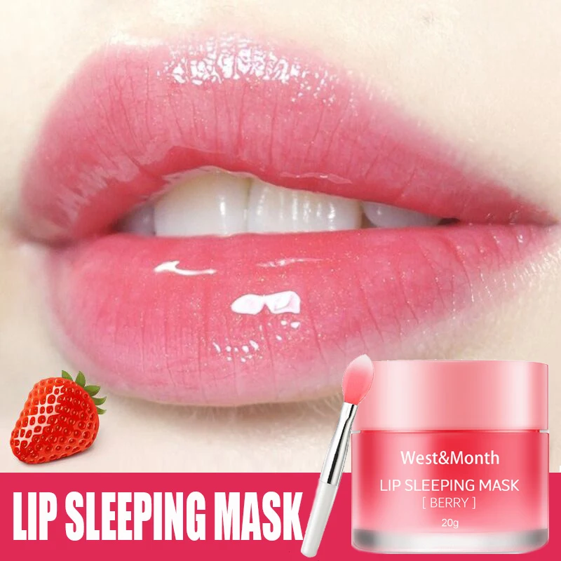 Night Moisturizing Sleeping Lips Mask Remove Dead Skin Cutin Fade Lip Lines Anti Drying Crack Nourishing Repair Lips Beauty Care