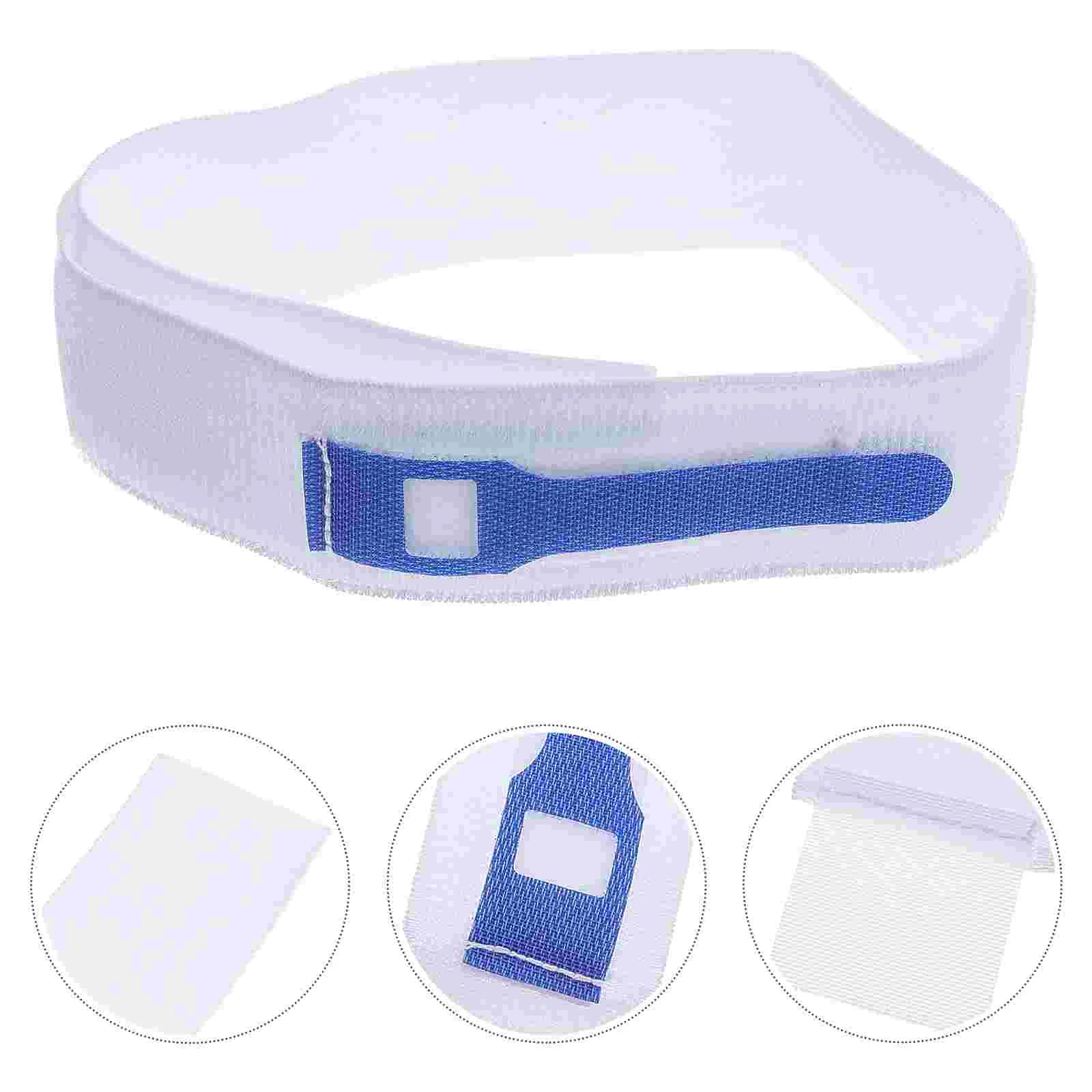 

4 Pcs Adjustable Urination Bandage Non Skid Tape Foley Leg Sleeves Polyester Material Universal Fixing