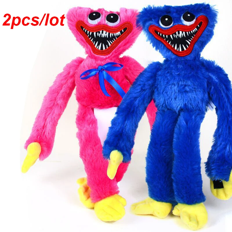 

2PCS Huggy Wuggy Plush Toy Poppy Playtime Game Character Plush Stuffed Doll Hot Scary Toys Peluche Soft Toys For Kids Gifts