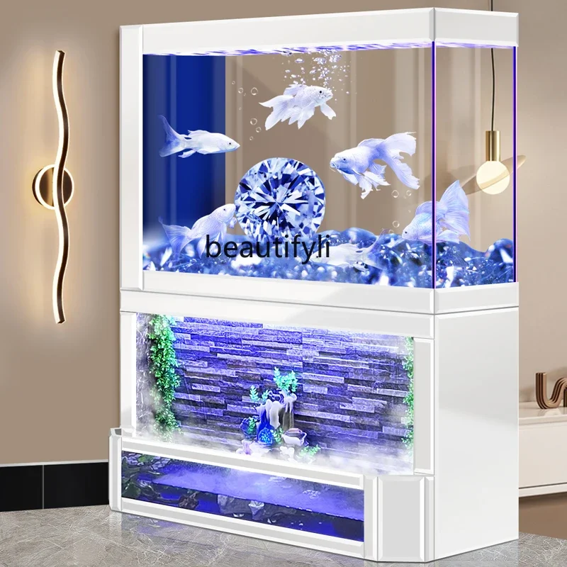 Новая квадратная занавеска для воды настенная Бытовая аквариум рыб напольная