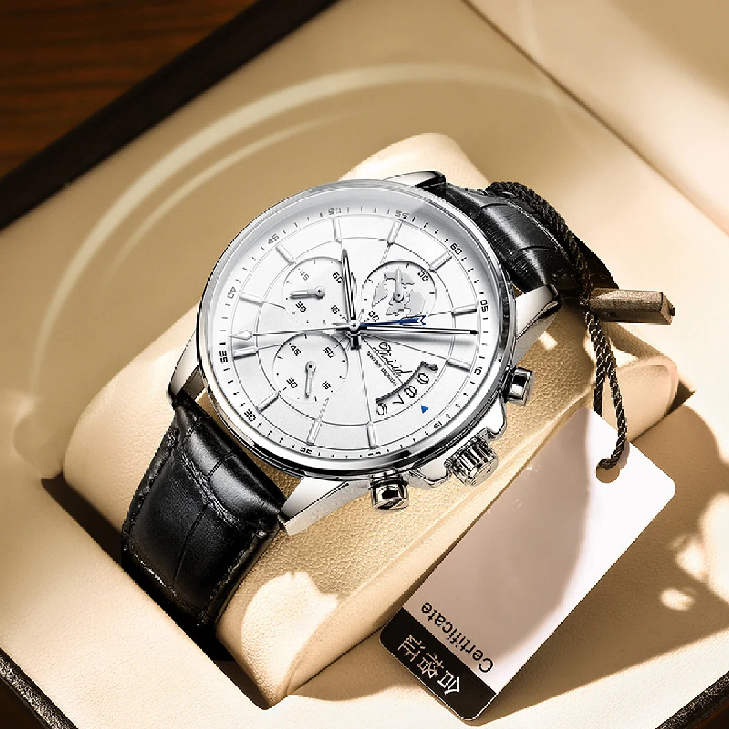 

2022 new Multifuncional Mens quartz watch waterproof luminous watches Fashion Business man Quartz Luxury wristwatch montre homme