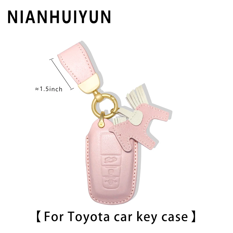 Кожаный Автомобильный Чехол для ключа с дистанционным управлением чехол нового