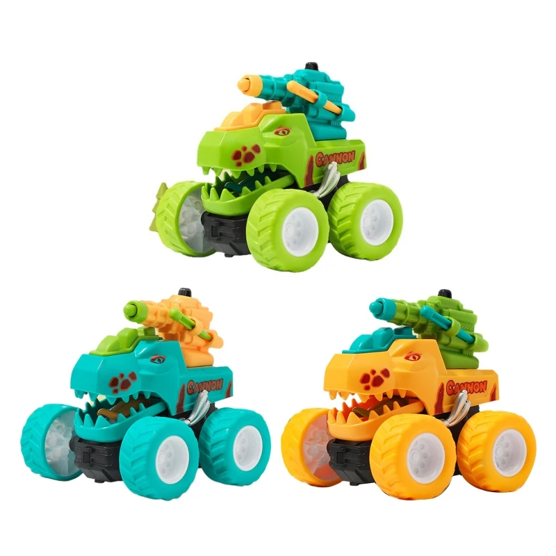 

Tyrannosaurus Rex Pull Back Car Toy Catapult Car Dinosaur Toy for 2 + Year Old