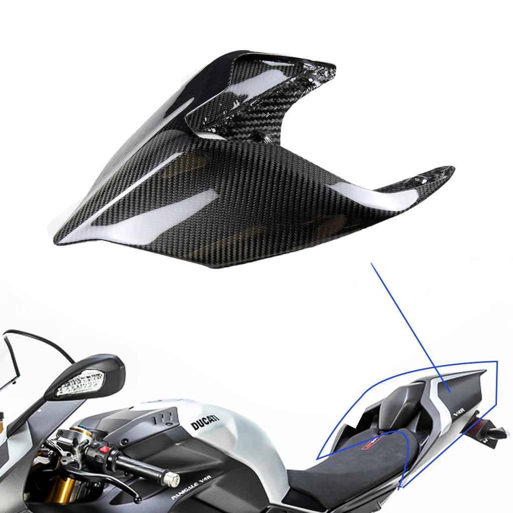 

Motorcycle Accessories 3k Carbon Fiber Tail Seat Cover Faring For Ducati Panigale Streetfighter V4 V4S V4R 2018 - 2020 2021 2022