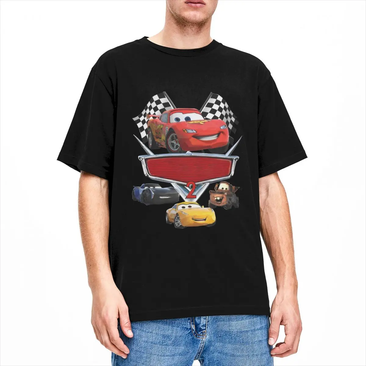 Футболка Lightning Mcqueen Cars Galaxy Img футболки в стиле хип-хоп эстетические топы с