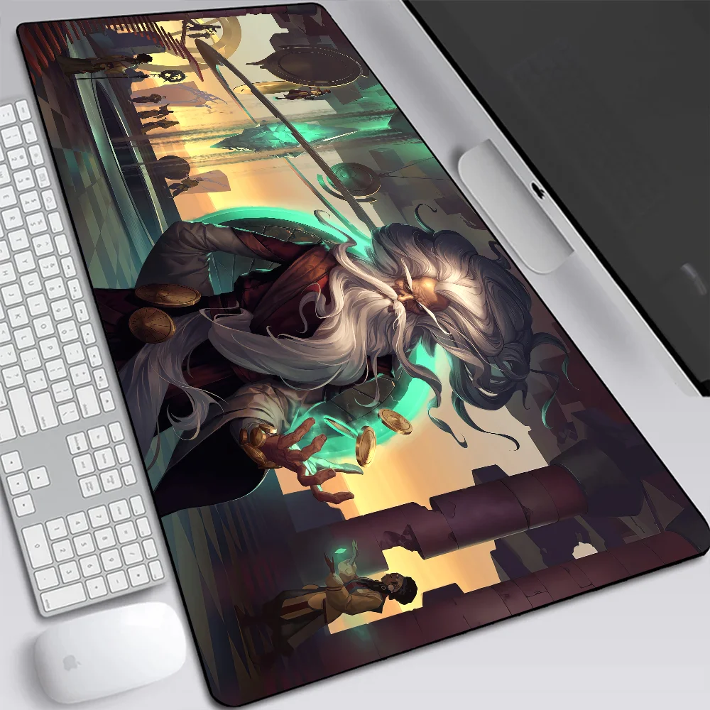 Большой игровой коврик для мыши League of Legends Zilean компьютерный ноутбука XXL офисный