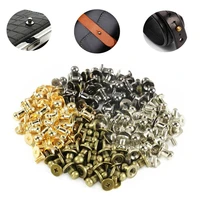1025pcs sam brown browne buttons screwback round head ball post studs nail rivets leather craft hardware accessories