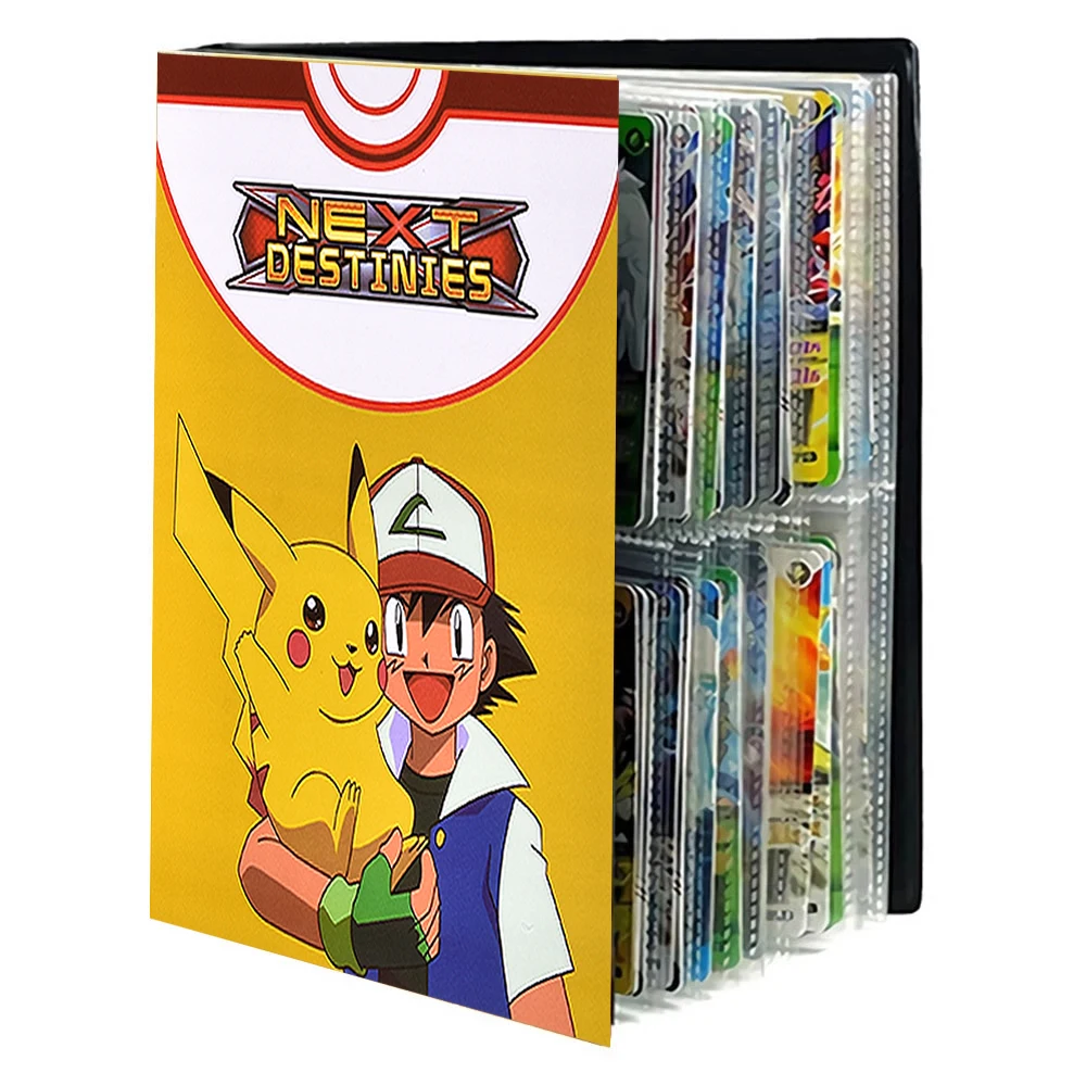 

240pcs Pokemon Album Cards Book Holder Collection Boke Map Game Pokémon Next Destinies Binder Folder Livre Loaded List Kid Gift